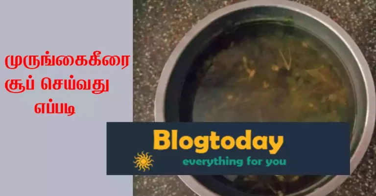 murungai keerai soup recipe In tamil முருங்கைகீரை சூப்