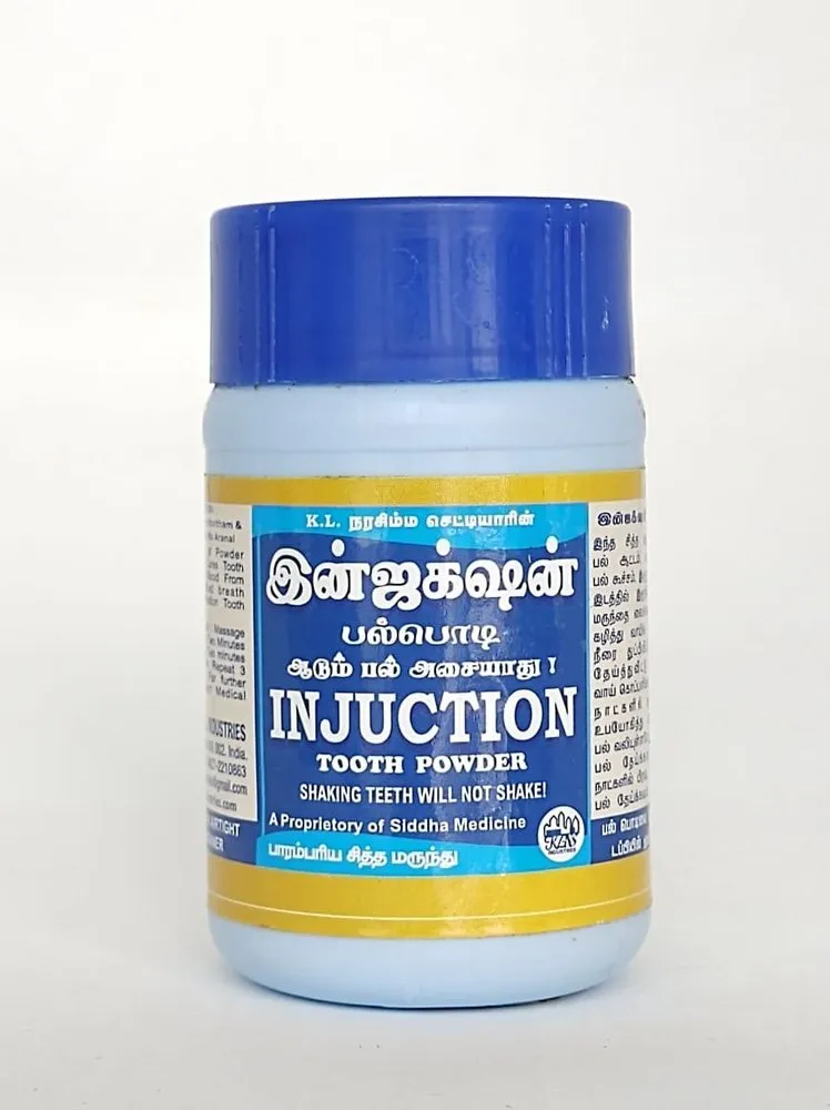 Injection tooth powde